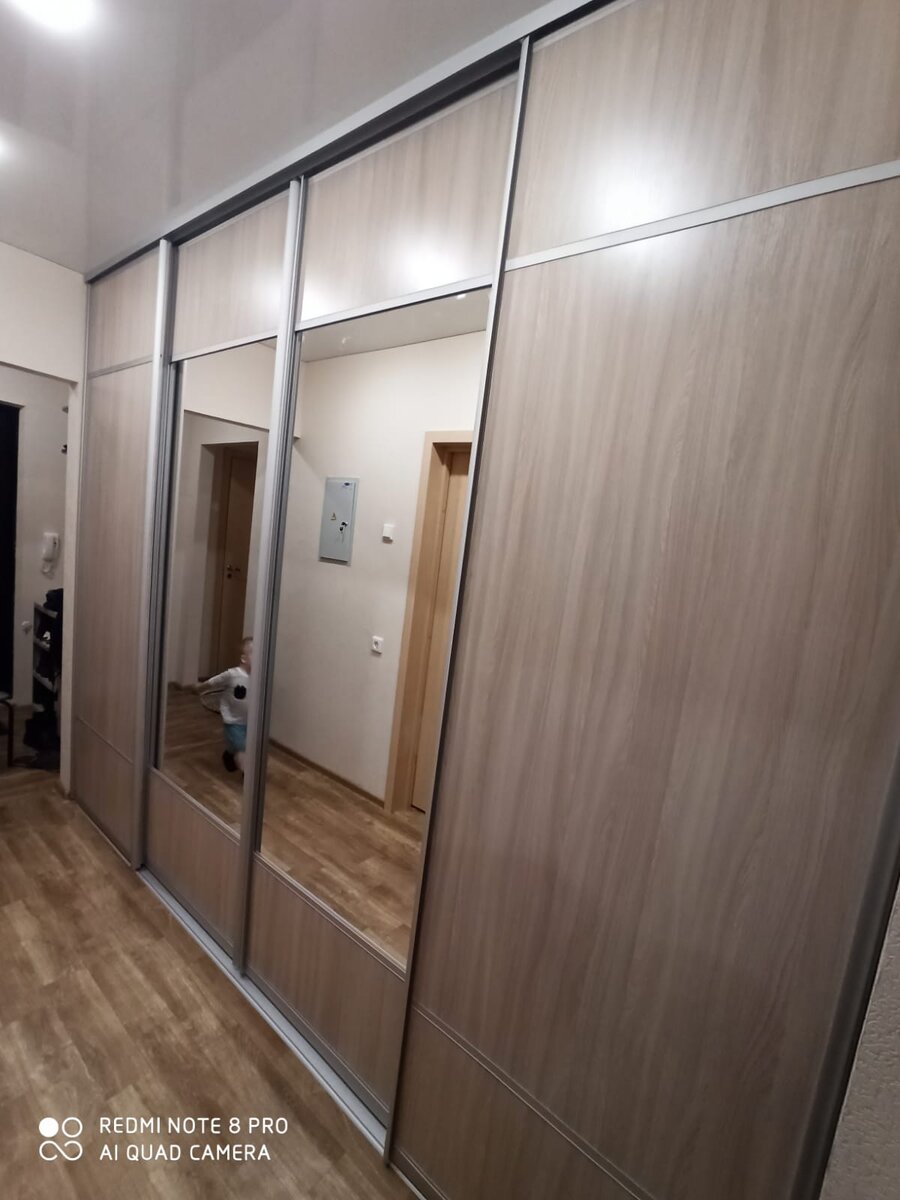 Шкаф-купе на заказ для семьи Пташкиных. Шкаф создавался по индивидуальному размеру и потребностям клиента.