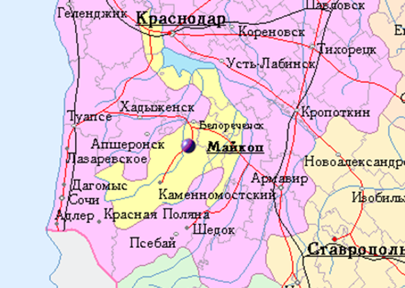 Г Белореченск Краснодарский край на карте. Майкоп на карте Краснодарского края. Апшеронск Краснодарский край на карте Краснодарского края. Карта Белореченск Майкоп.