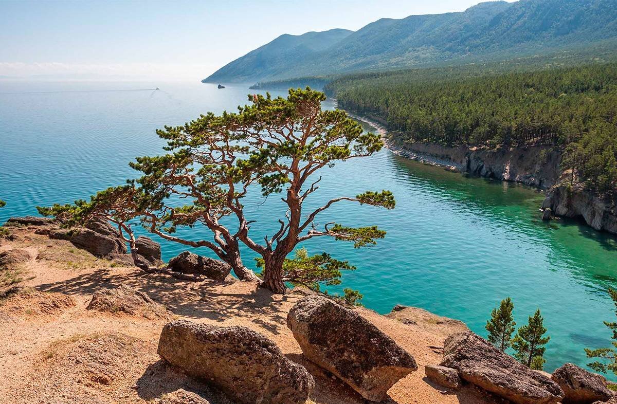 Байкал. А теперь представьте, что леса на заднем плане... нет.