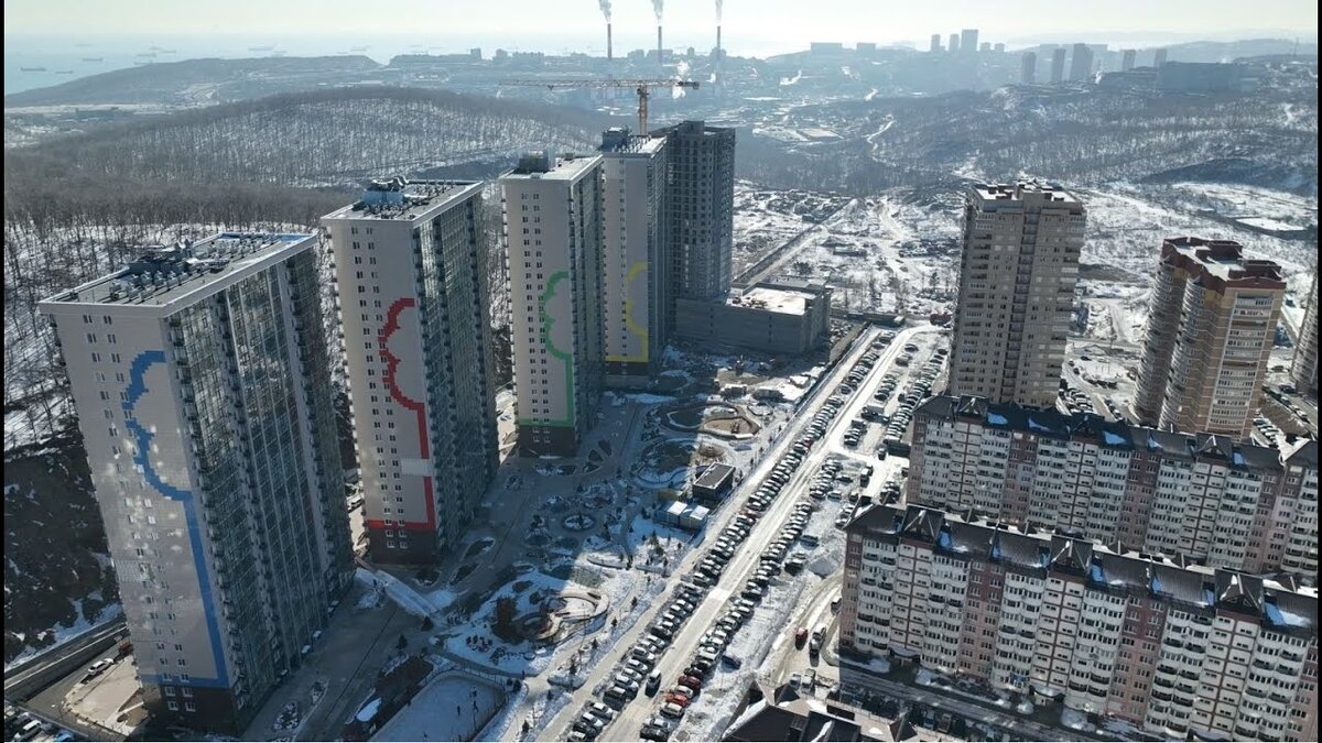 Микрорайон "Зеленый угол" во Владивостоке, туда построят новую дорогу в 2024 году