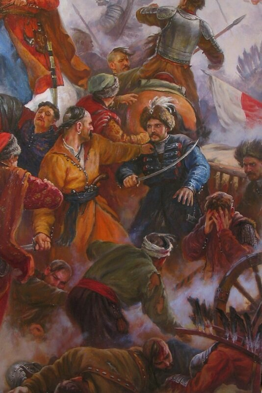 Казацкий гетман. Восстание Хмельницкого битва под Батогом. Восстание Богдан Хмельницкий картина. Берестецкая битва 1651 картина. Орленов Конотопская битва