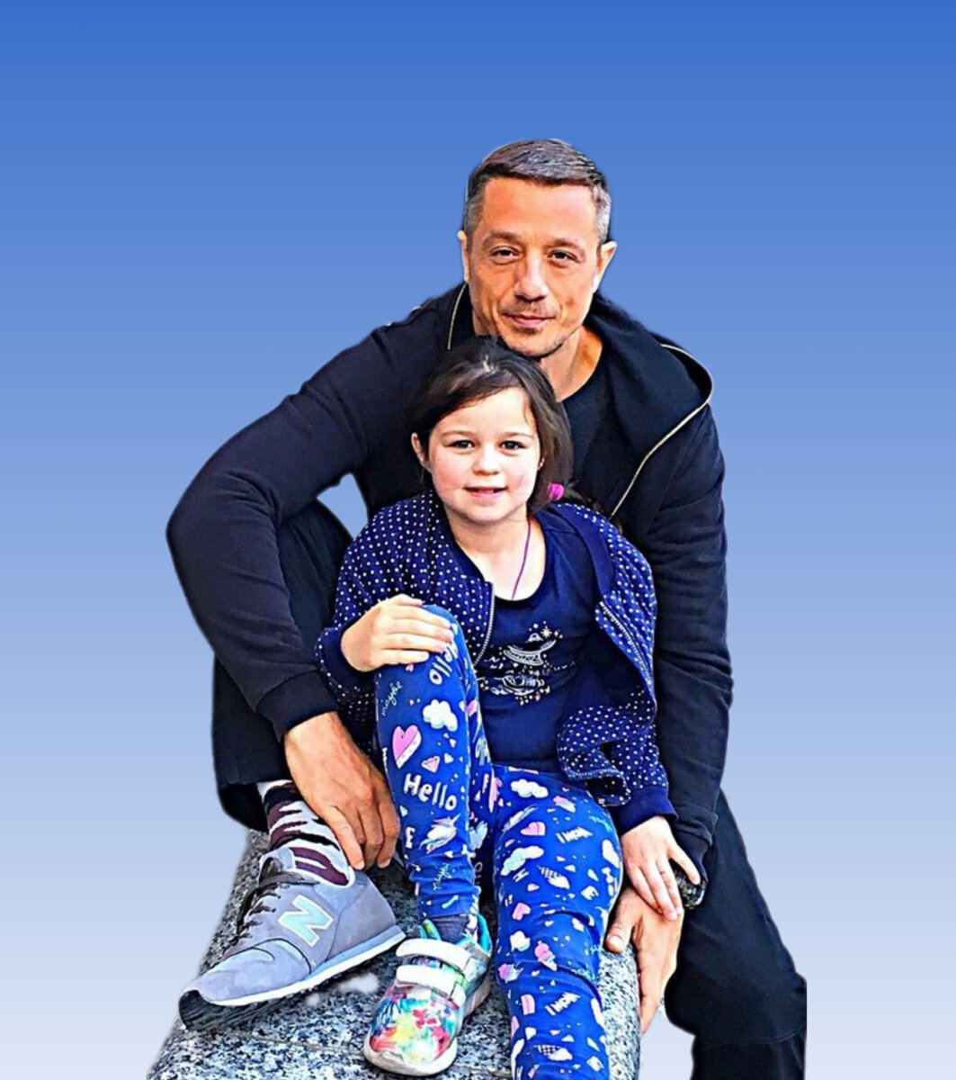 Алексей Макаров с дочерью Варварой