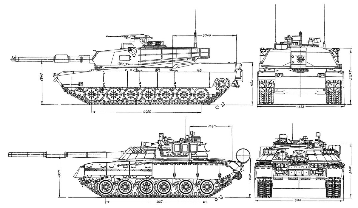 Т 64 танк чертеж