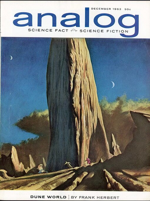 Обложка журнала Analog Science Fiction and Fact, выпуск за декабрь 1963 г.