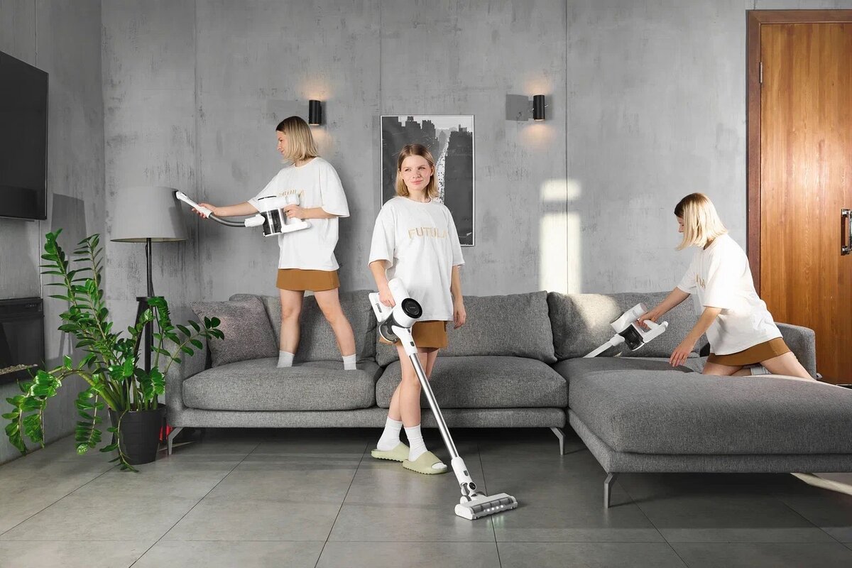 Вертикальный беспроводной пылесос Futula V8