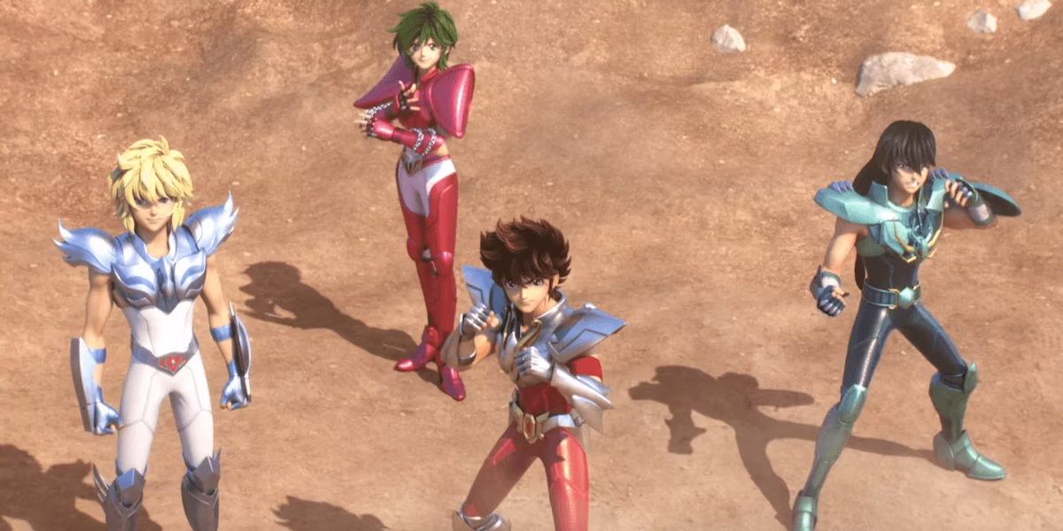 Кадр из мультсериала. Главные герои: Лебедь Магнус, Андромеда Шон (или как я её зову Шона), Пегас Сейя и Дракон Лонг