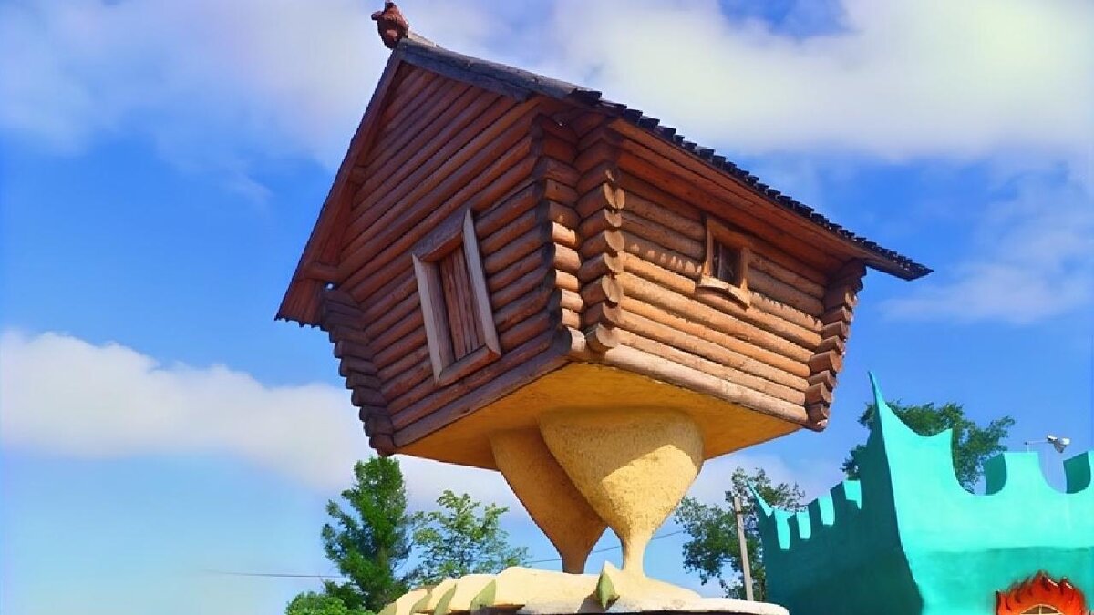 Как выглядит дом на курьих ножках