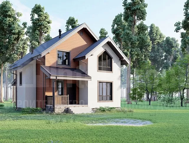 Дом с полумансардой