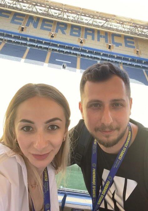 Эт мы на стадионе