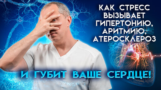 Как справляться со стрессом для здоровья сердца и сосудов? Профилактика инфарктов и инсультов!