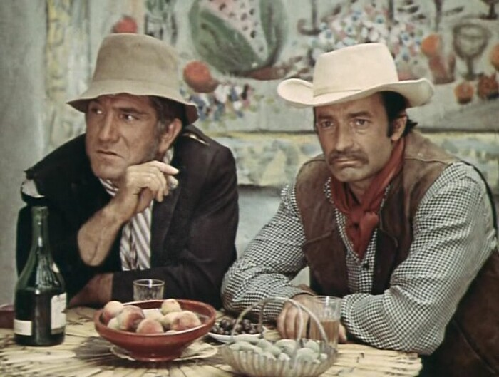 Армен Джигарханян и Валентин Гафт в фильме «Короли и капуста», 1978