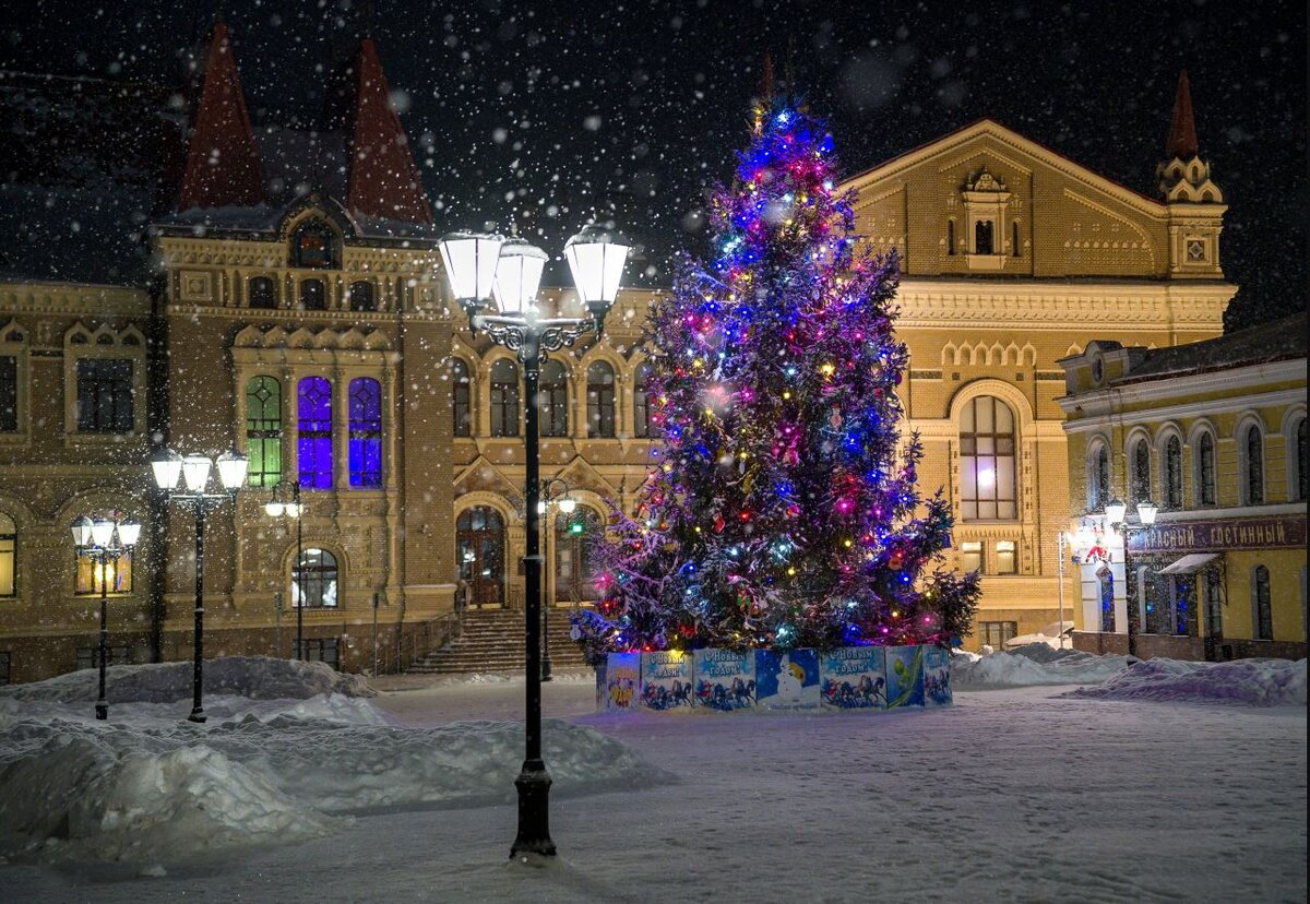 Рождественский Рыбинск. Источник фото: https://vk.com/city_rybinsk 