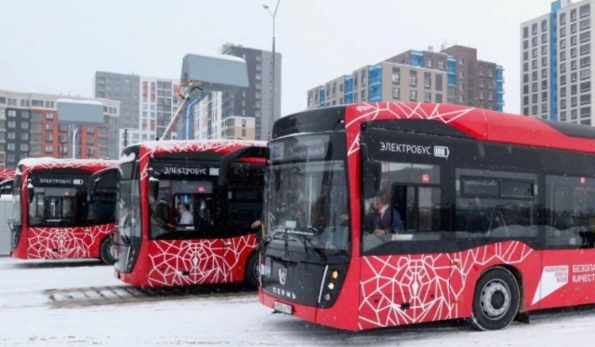 Электробусы. Источник: perm.aif.ru Автор фото: Пресс-служба правительства Пермского края 