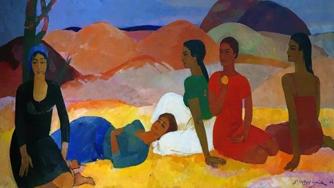 Минас Аветисян. Женщины. 1972 год.