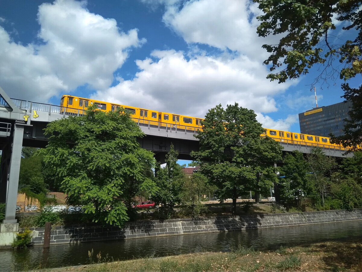 Метромост в Берлине, август 2019