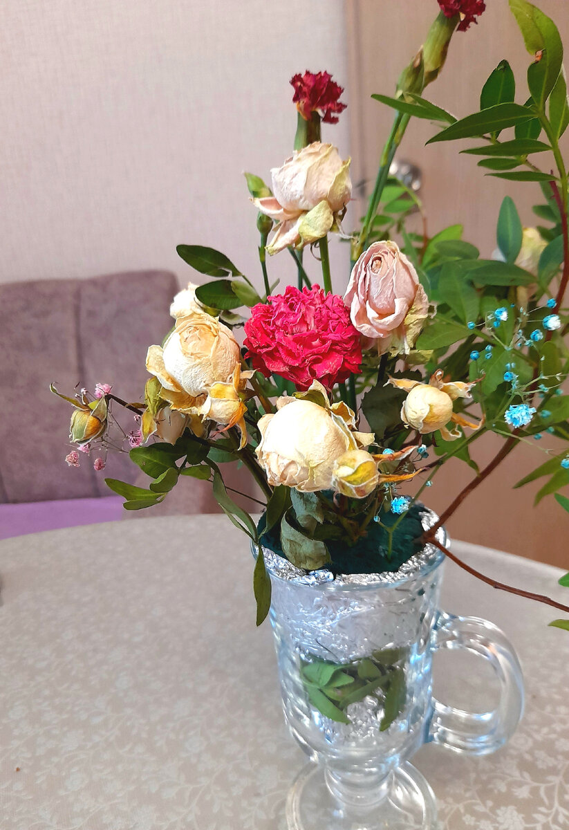 Наши руки не для скуки!) Ещё поживёт букетик "гербариё моё") фото автора