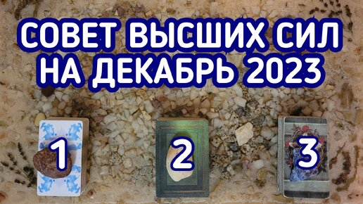 Совет Высших сил на ДЕКАБРЬ 2023. | 3 варианта | Гадание онлайн | Таро расклад | Таро терапия Души