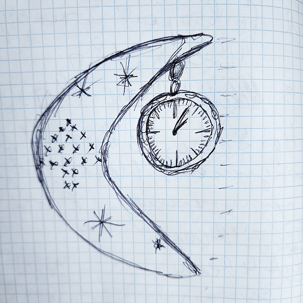 Эскиз часов