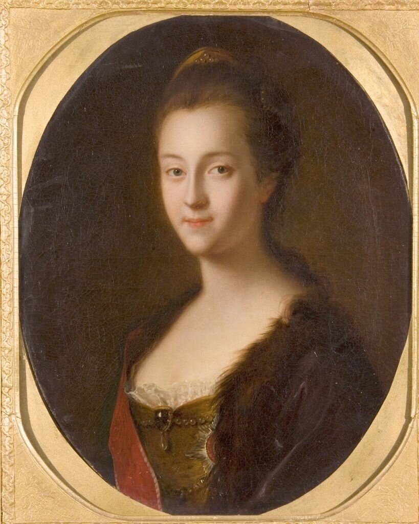 Екатерина ll в молодости. 1745 год. Луи Каравак