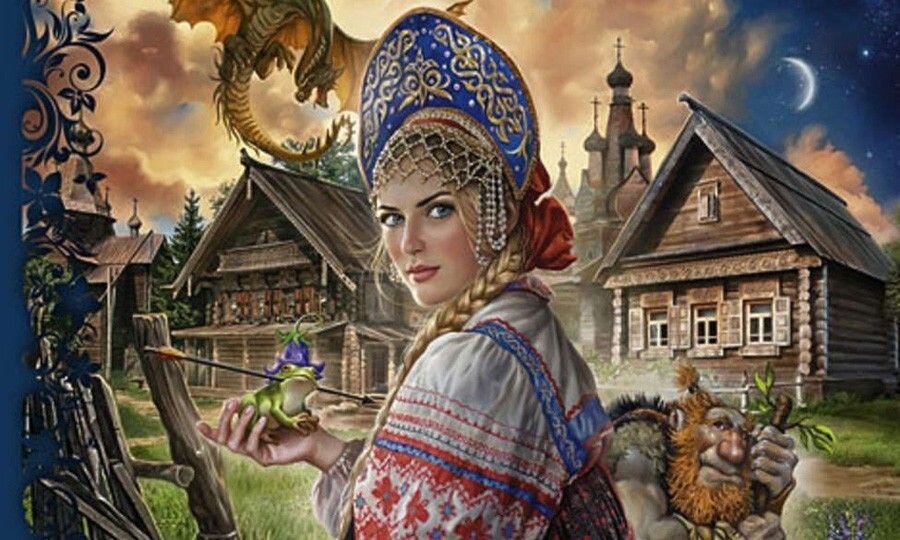 Жили не богато. Жена-красавица, на полатях - детишки, все семеро - озорные мальчишки