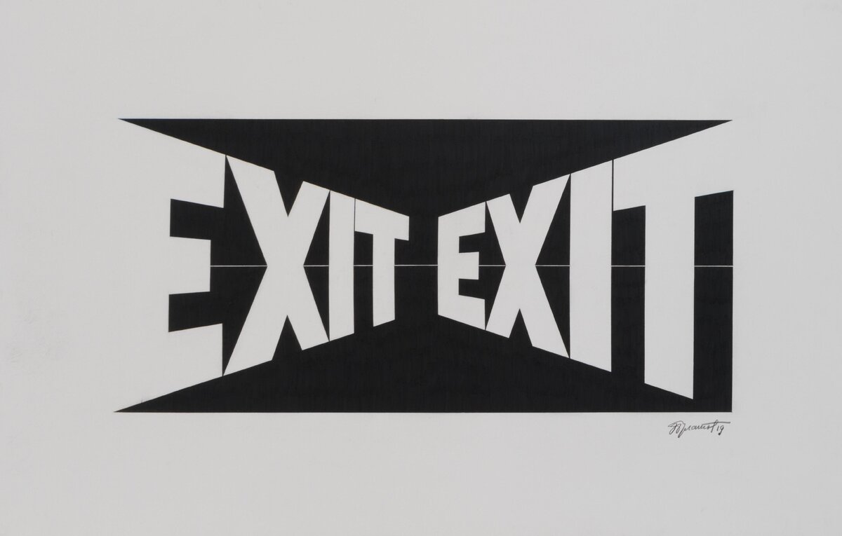 Эрик Булатов. «Exit-Exit», 2019. Галерея pop/off/art., фото:архив пресс-служб