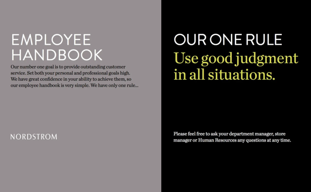 Справочник сотрудников Nordstrom
