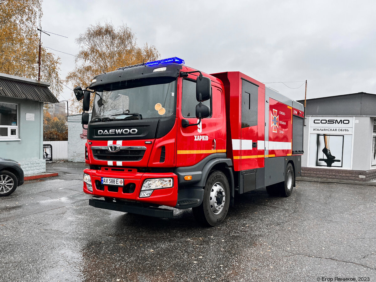 В Украине появились пожарные машины Daewoo. Автоцистерны АЦ-7-50 (HC3AA). |  Автотранспорт. | Дзен