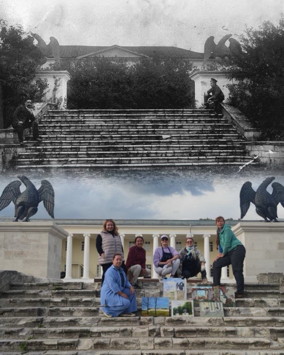 До/после с разницей в 100 лет. Усадьба Горенки. | Дневник пастелиста ...