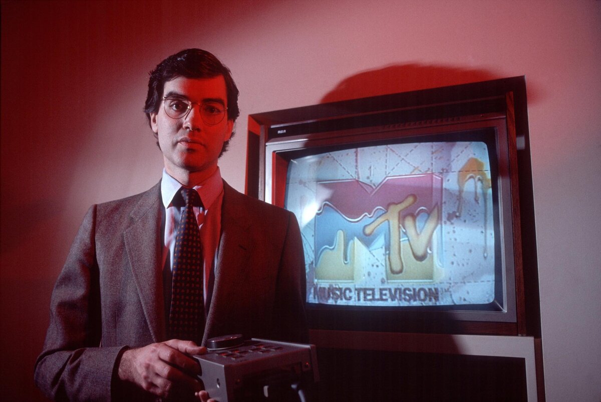 MTV Founder Robert Pittman in 1983. Photo by Allan Tannenbaum/Getty Images. 
