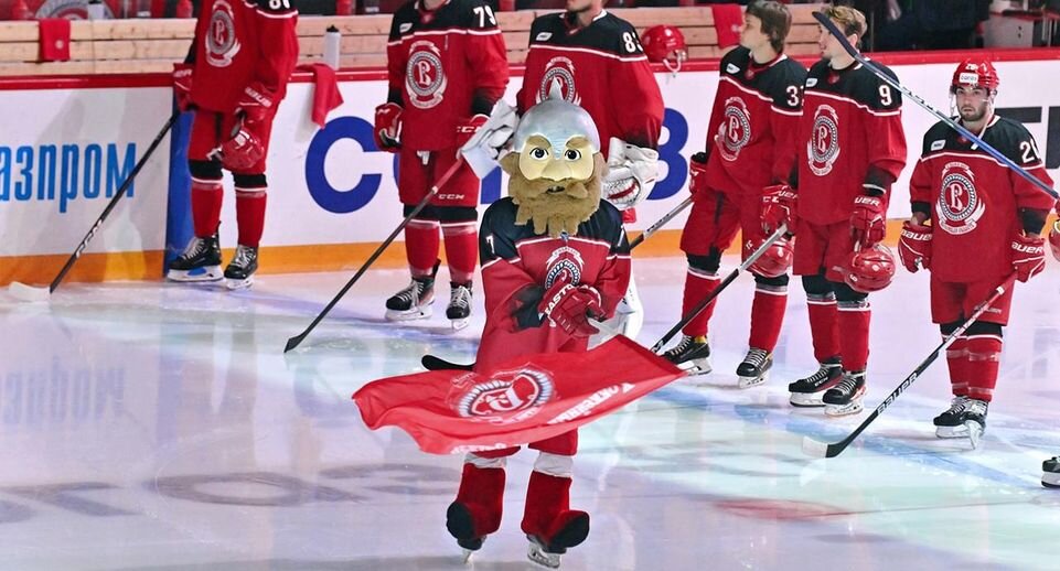 Так выглядел маскот раньше. Фото: пресс-служба ХК «Витязь»📷
