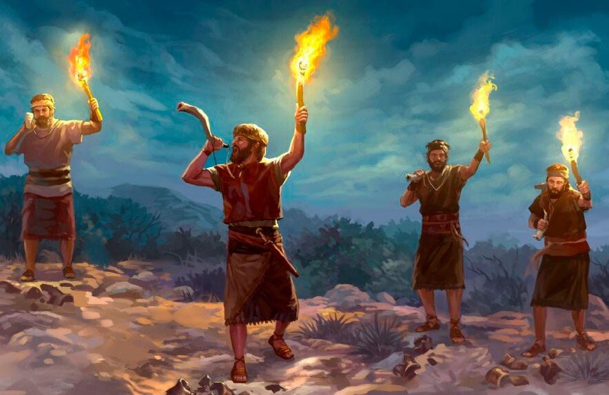 Воинство Гедеона. Иллюстрация. Изображение взято в открытых источниках.