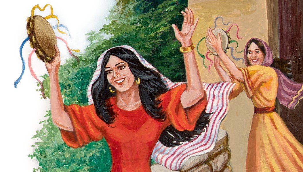 Дочь Иеффая. Иллюстрация. Изображение взято в открытых источниках. 