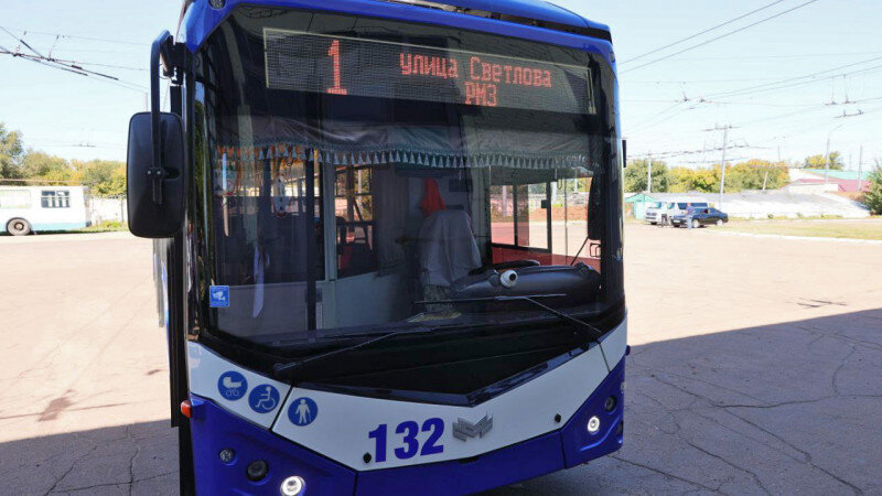     Троллейбус Рубцовск. Пресс-служба губернатора Алтайского края.