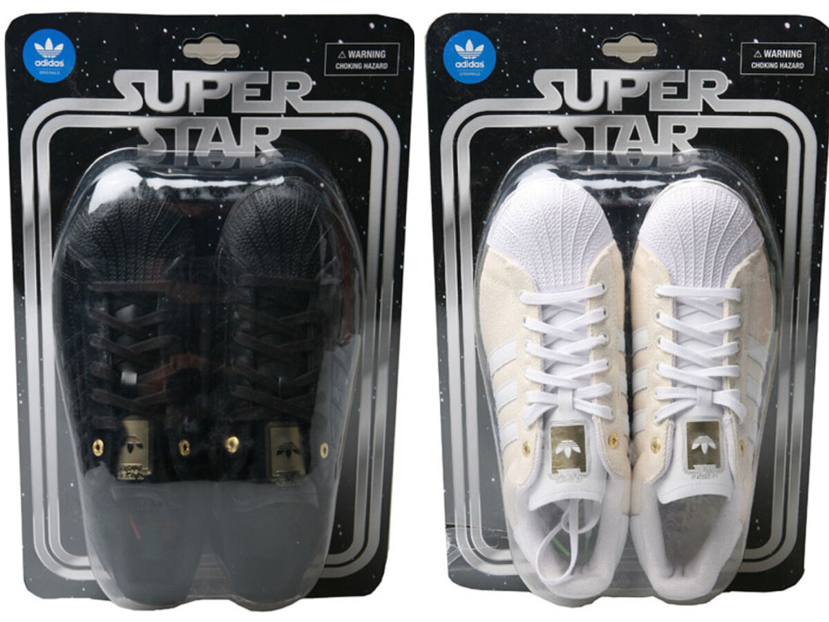 Adidas Superstar "Light side" VS "Dark side"