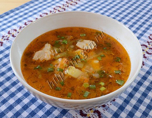 Экспресс-рассольник куриный