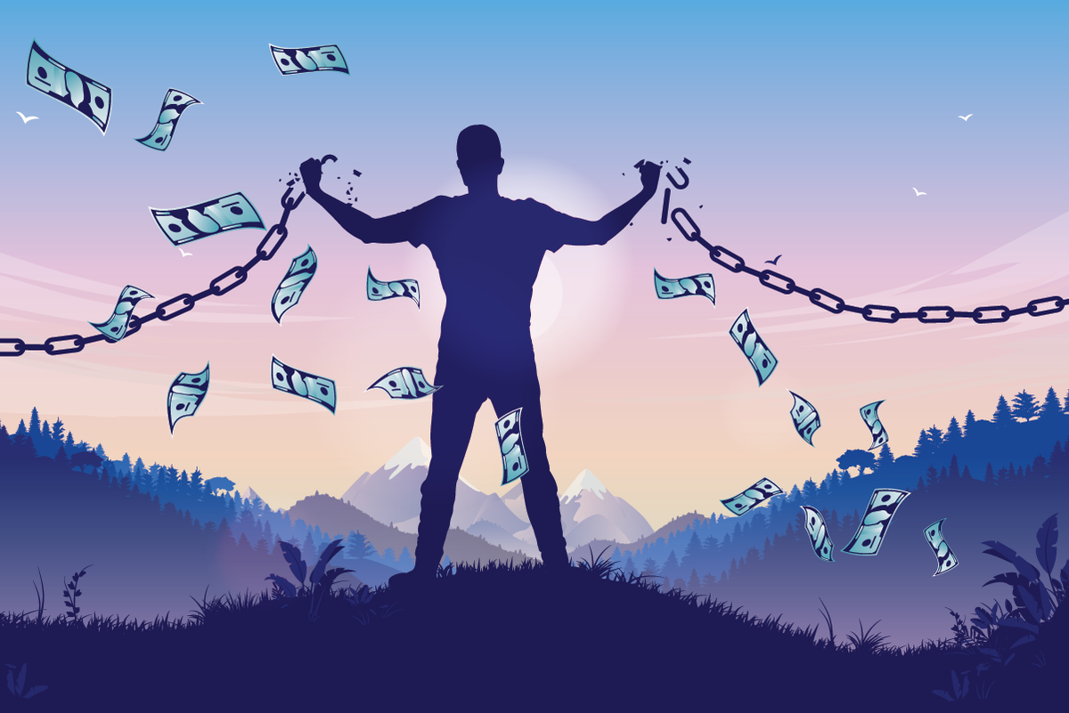 цель достигнута. успех в жизни человека. финансовая свобода богатство. богатство. новый финансовый путь.