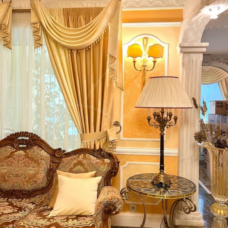 Проект STUDIO AMELI в гостиную в стиле французской классики