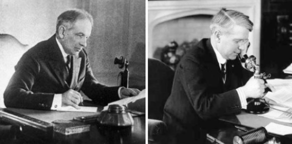 Уильям К. Дюрант (слева) и Джон Норт Уиллис