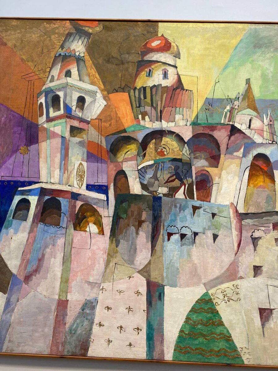 Аристарх Лентулов. Звон. Колокольня Ивана Великого. 1915.