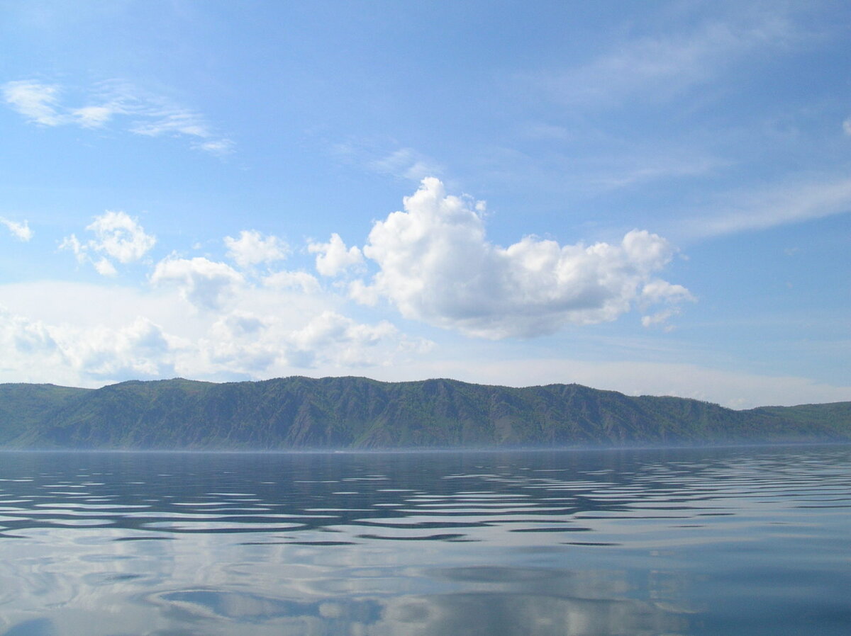 Вид на озеро Байкал