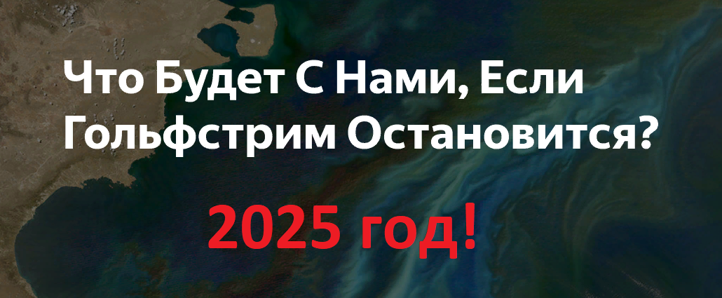 Ученые предсказывают остановку течения Гольфстрим в 2025 году из-за глобального потепления. Что будет Россией, какие территории замерзнут и какие земли затопит?