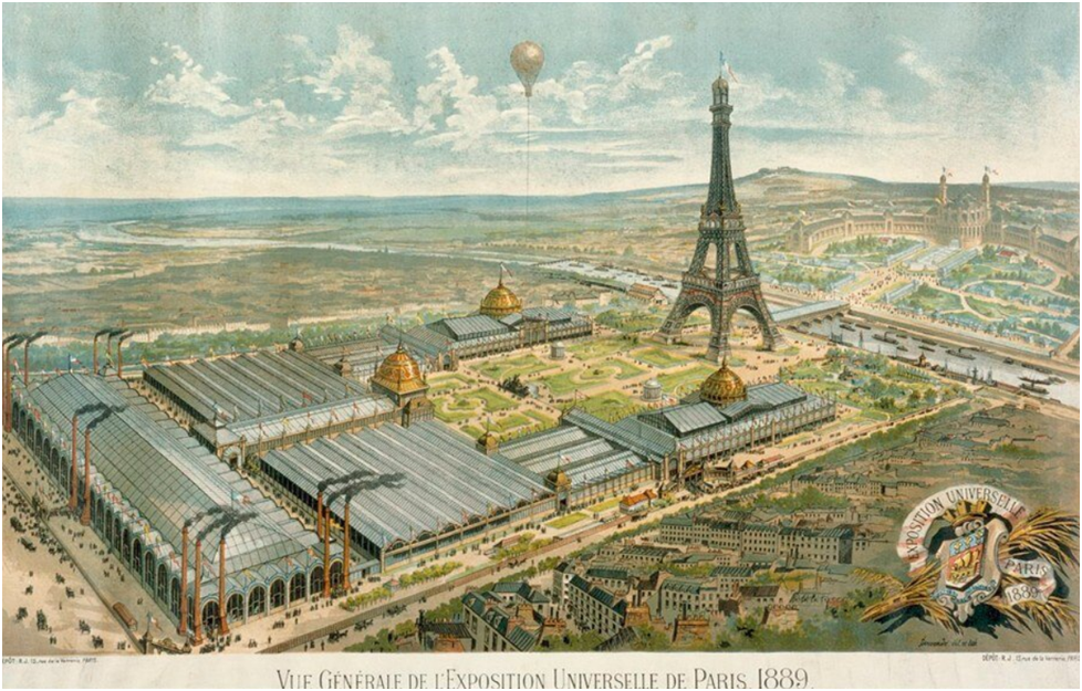 1889 событие. Всемирная выставка в Париже 1889. Эйфелева башня в Париже 1889 год. Париж Всемирная выставка 1889 отдел искусств. Всемирная выставка Эйфелева башня 1889.