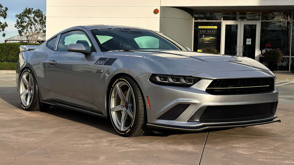 Saleen White Label Mustang 2024. Фото, источник: Saleen.