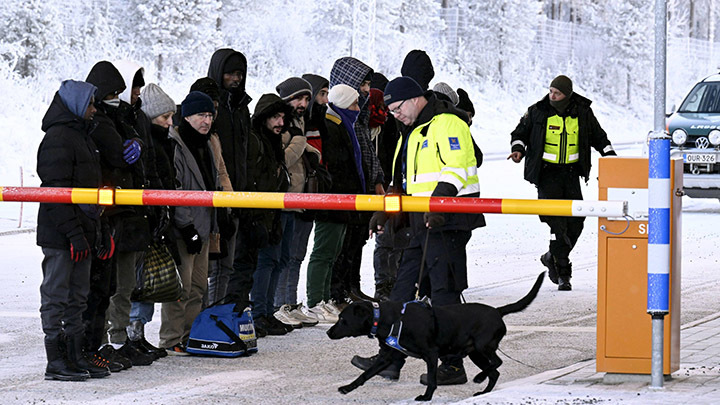 ФИНЛЯНДИЯ ЗАКРЫВАЕТ КПП НА ГРАНИЦЕ С РОССИЕЙ. ФОТО: IMAGO/JUSSI NUKARI/GLOBAL LOOK PRESS 