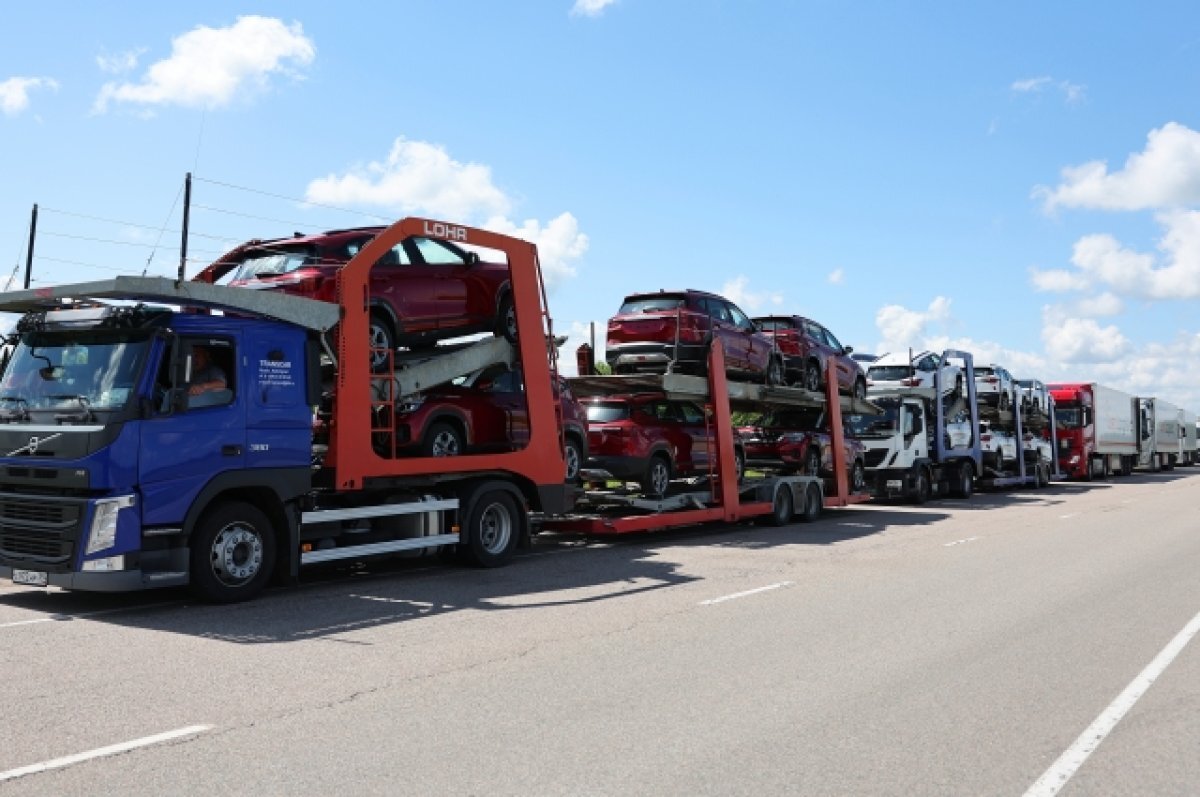    На российско-литовской границе образовалась очередь из грузовых автомобилей