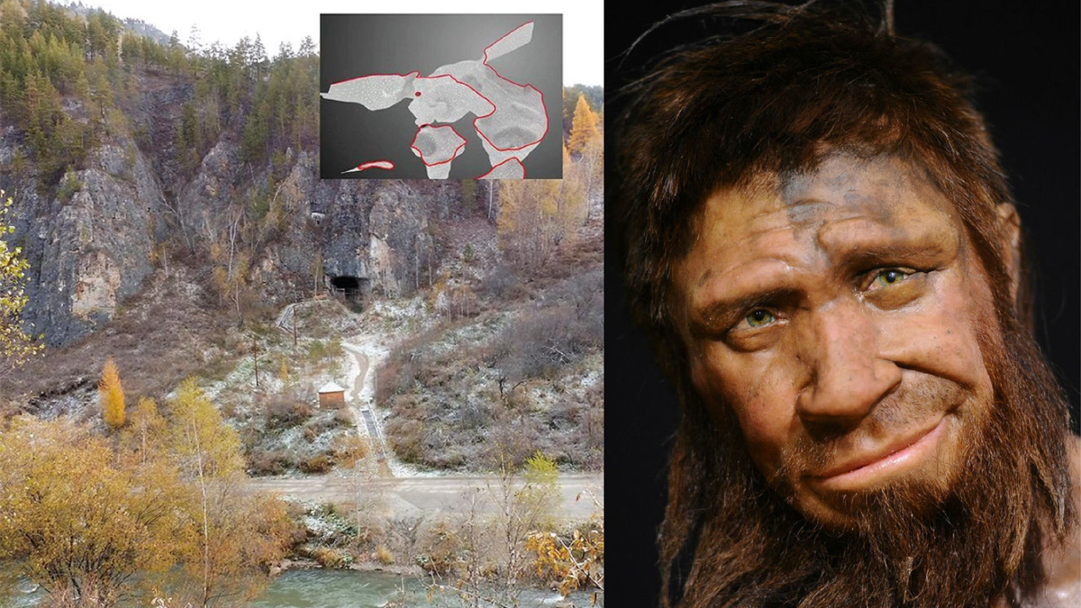 Денисова пещера на Алтае, где был обнаружены следы обитания денисовского человека