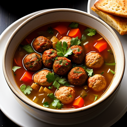 Суп с фрикадельками - Рецепт