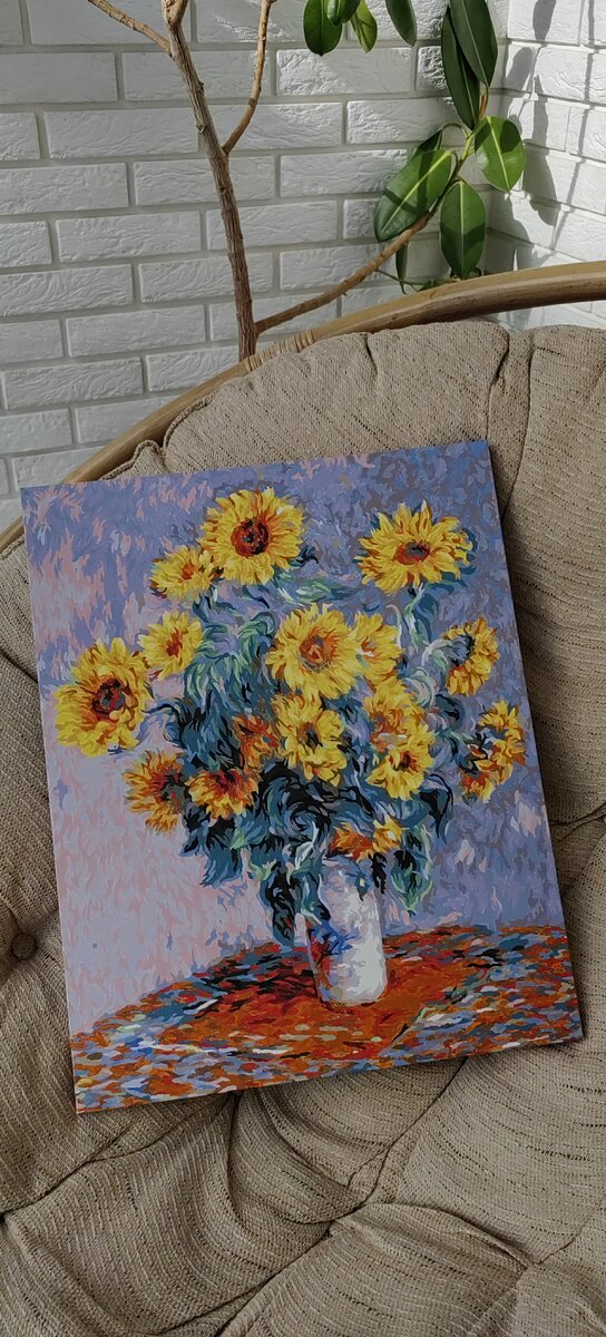 Надо бы детские фото Саши найти и сюда добавить. А пока моя Картина 🌻