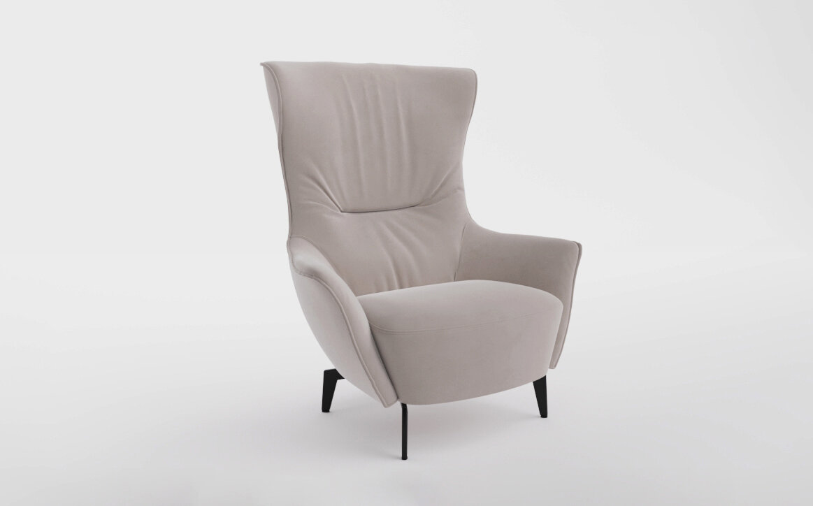 Кресло MAMI SIMPLE. Обивка Velutto 07.