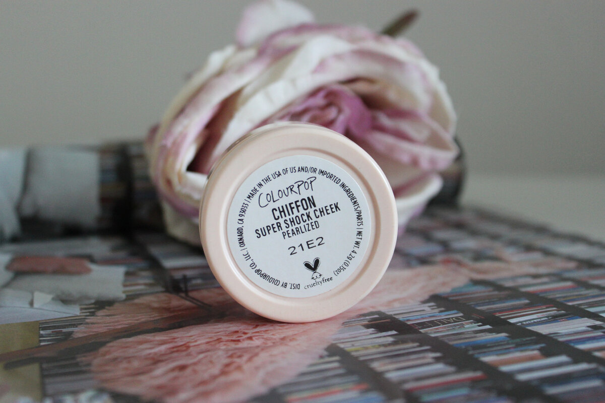 Румяна ColourPop Chiffon Super Shock Cheek.